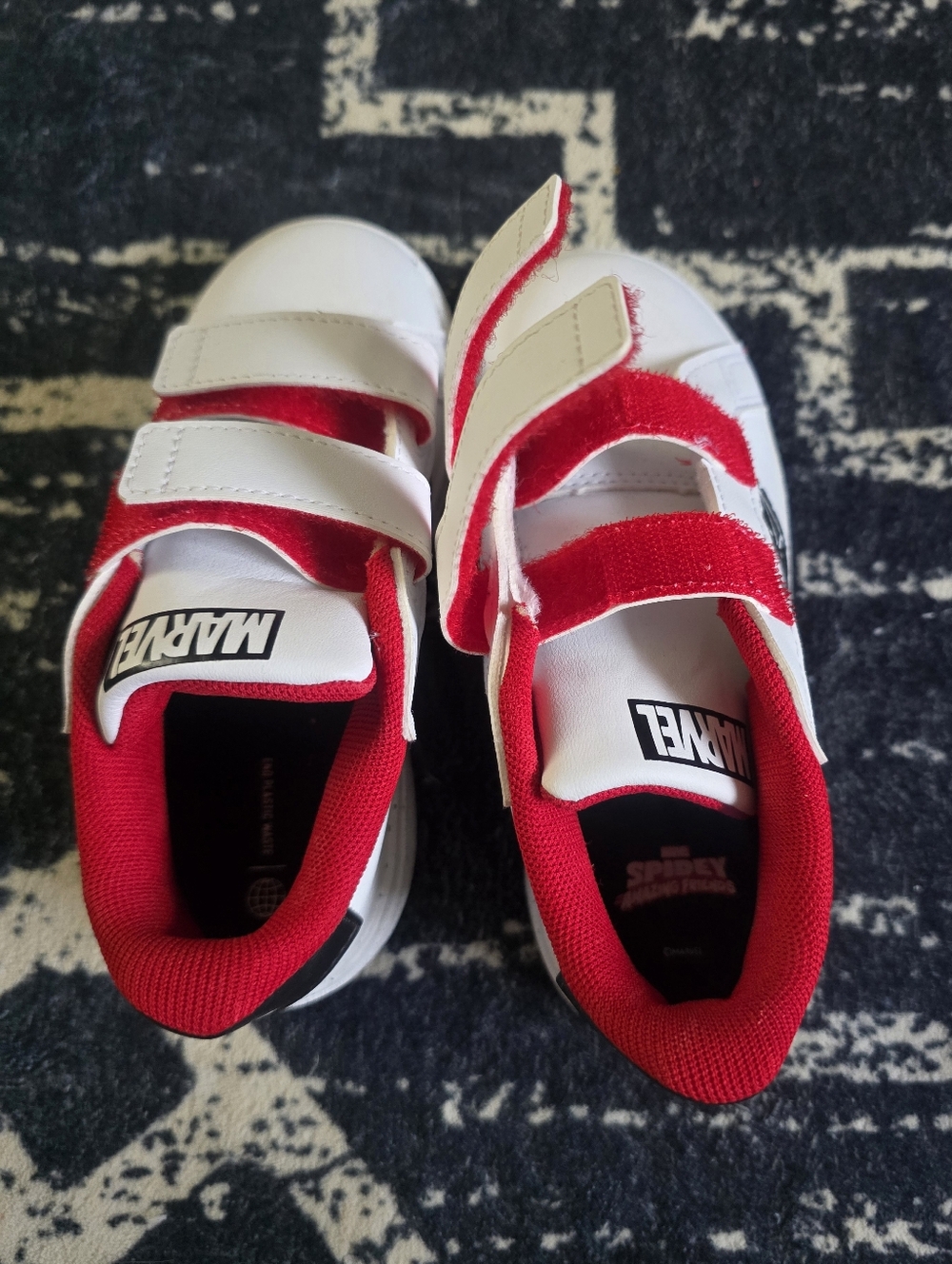 adidas White, Black And Red Spiderman Shoes - Picture 6 of 7